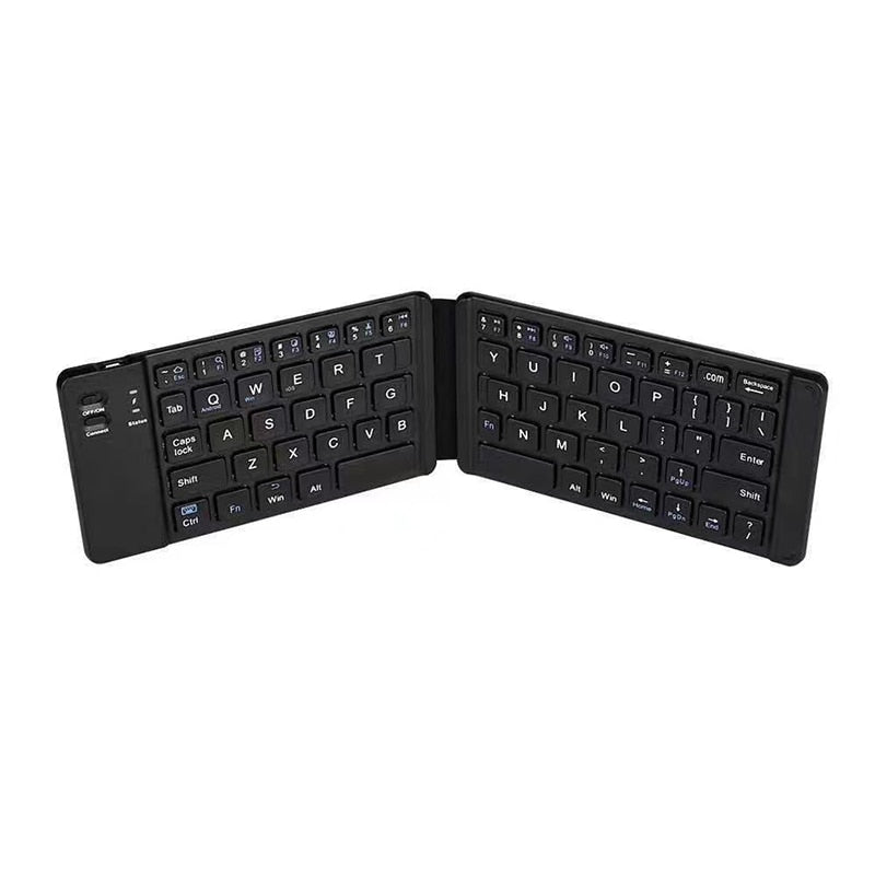 Teclado dobrável sem fio com touchpad